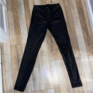 Express faux leather Black Leggings